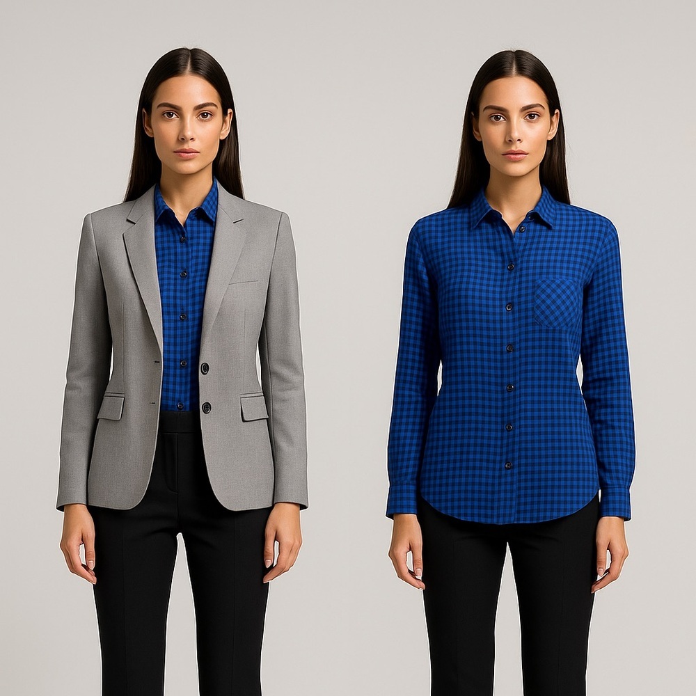 J. Crew Blue Button Down Shirt - Picture 10 of 11